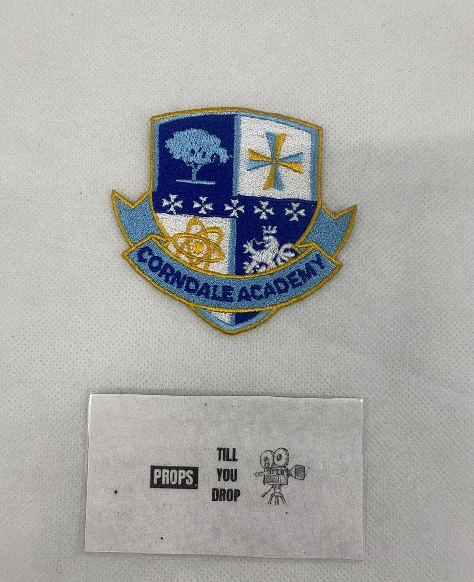 Top Boy School Uniform patch Screen Used Movie Prop Film TV COA Rare worn