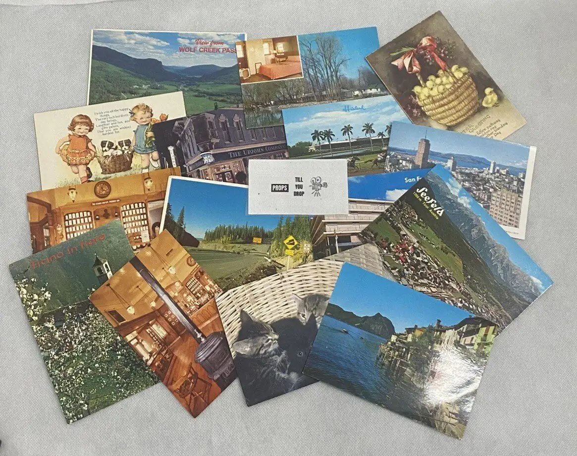 The Changeling X25 Postcards Set Dec Screen Used Movie Prop Film TV COA Rare