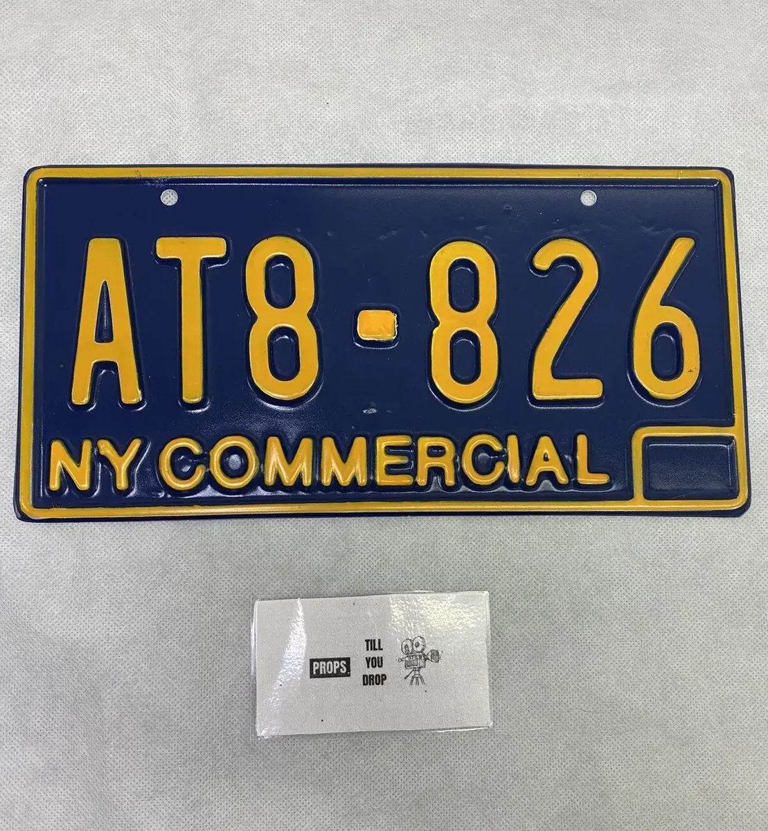 The Changeling 1968 Number Plate Screen Used Movie Prop Film TV COA Rare Horror