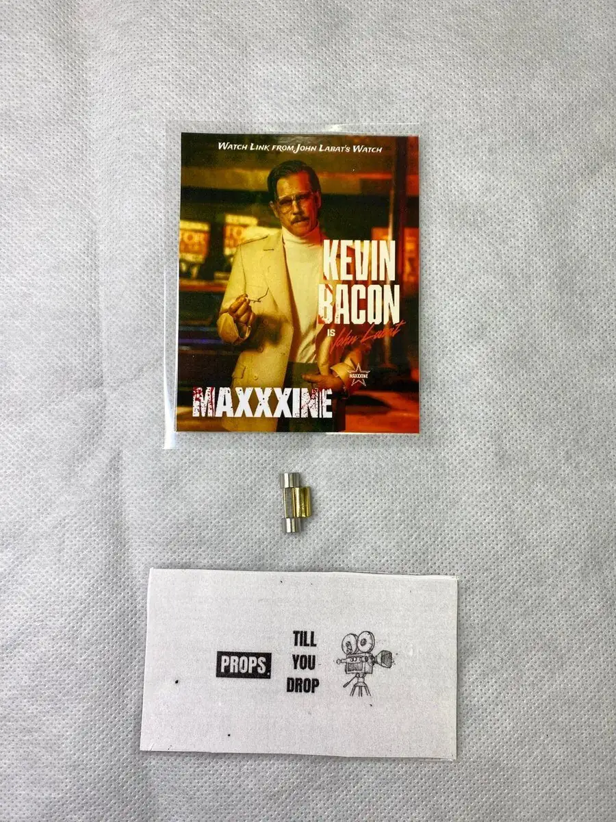 Maxxxine Watch Link Used Movie Prop Film COA Rare HORROR Mia Goth Kevin Bacon
