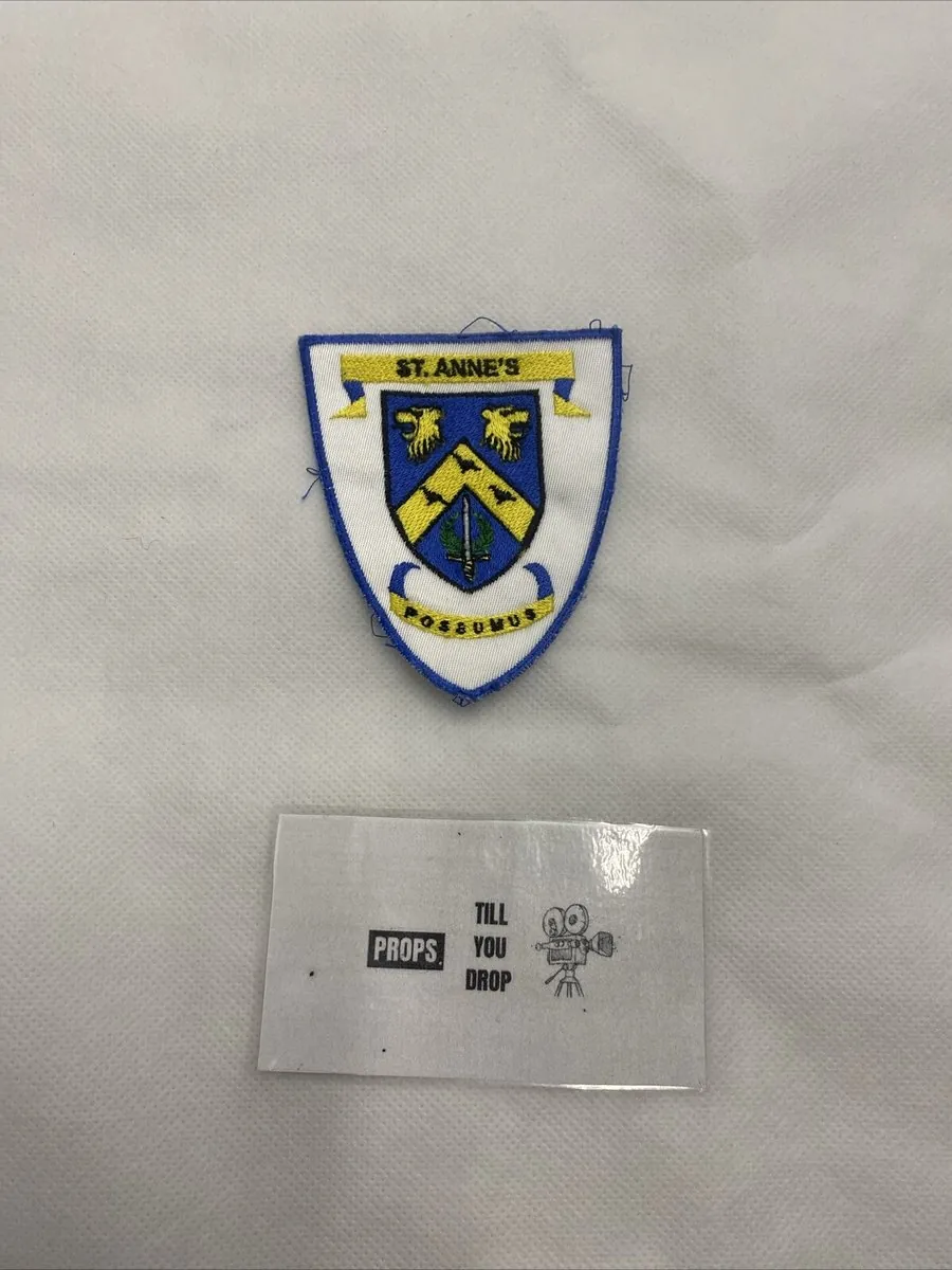 Good Girls St Anne’s Patch Screen Used Movie Prop Film TV COA Rare Comedy Show