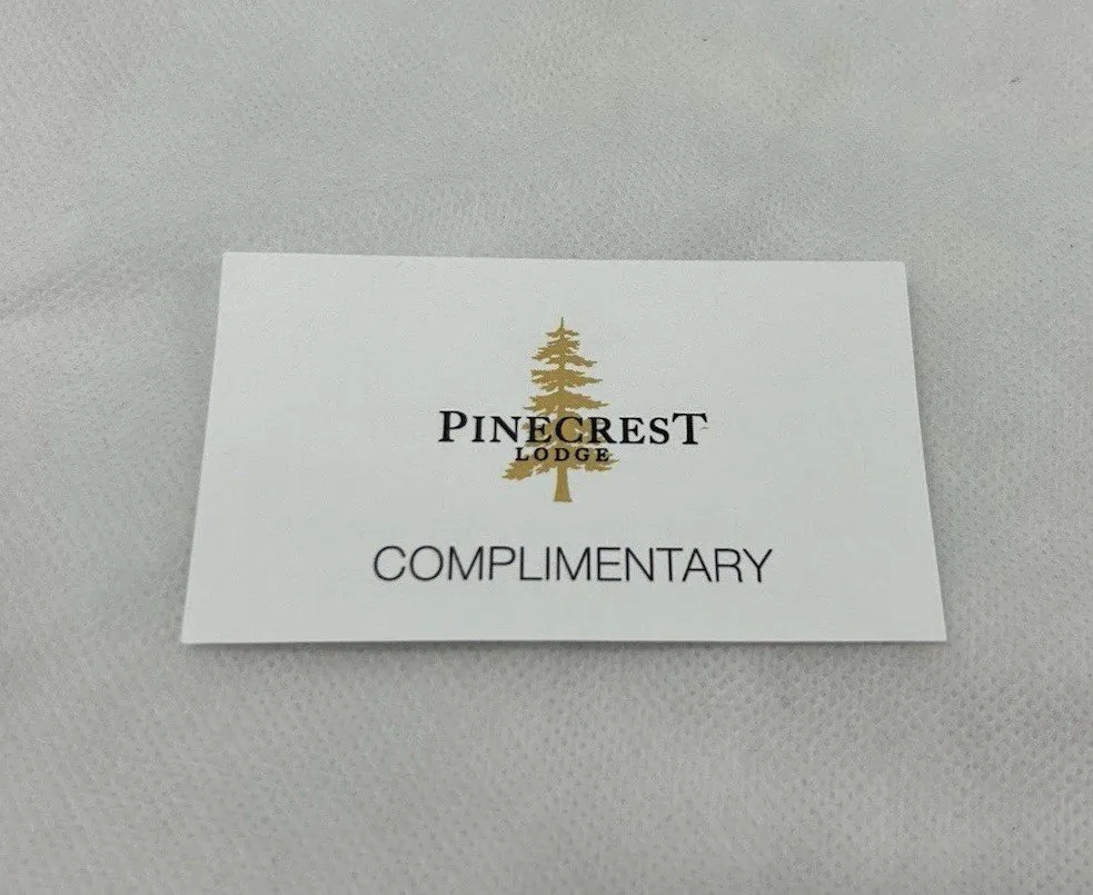 Spinning Out 2020 Netflix Series Used Film Prop Complimentary Drinks Card COA
