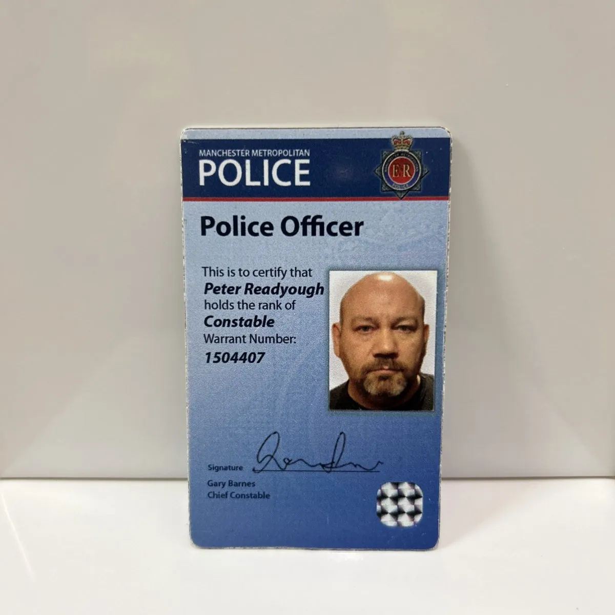 Scott And Bailey Peter Screen Used Movie Prop Film TV COA Rare Worn Drama police