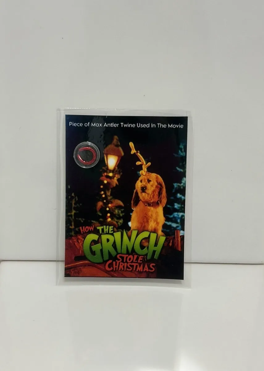 The Grinch Max Antler Twine Screen Used Movie Prop Film TV COA Rare Jim Carrey