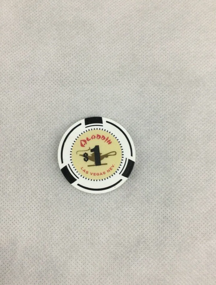 Elvis Movie Film Production Aladdin Casino Vegas $1 Prop Chip Tom Hanks COA