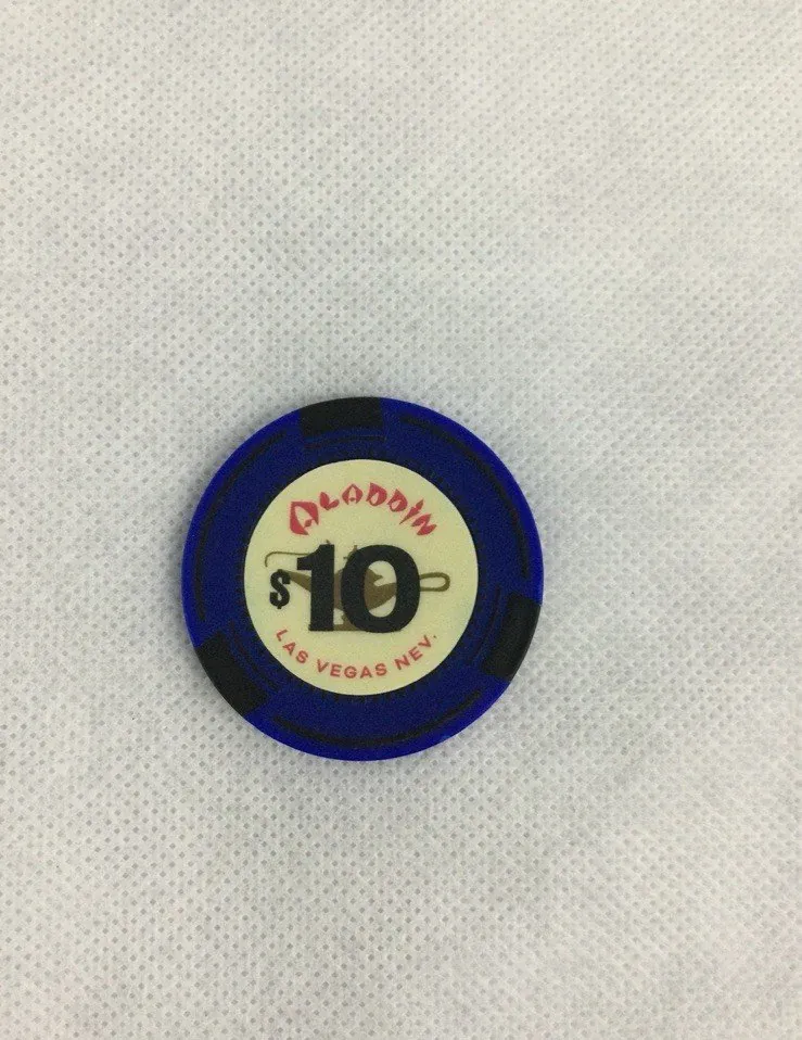 Elvis Movie Film Production Aladdin Casino Vegas $10 Prop Chip Tom Hanks COA