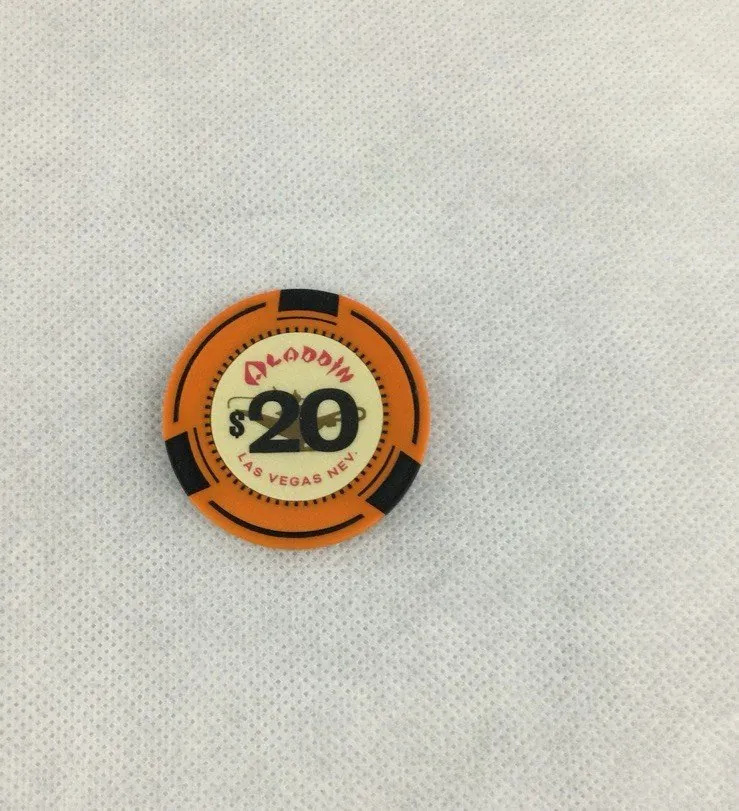 Elvis Movie Film Production Aladdin Casino Vegas $20 Prop Chip Tom Hanks COA