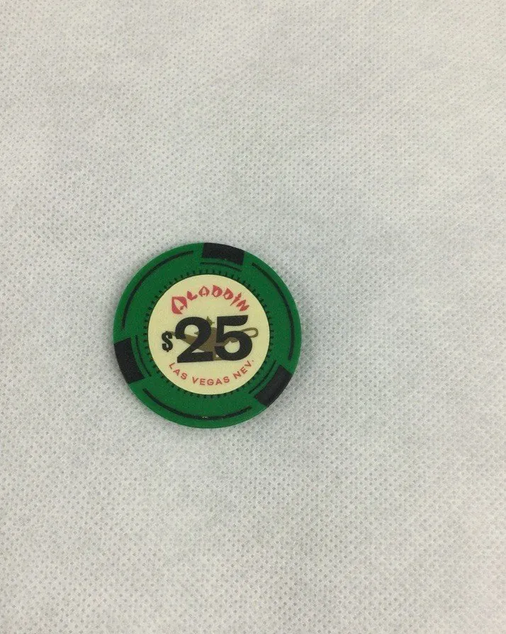 Elvis Movie Film Production Aladdin Casino Vegas $25 Prop Chip Tom Hanks COA