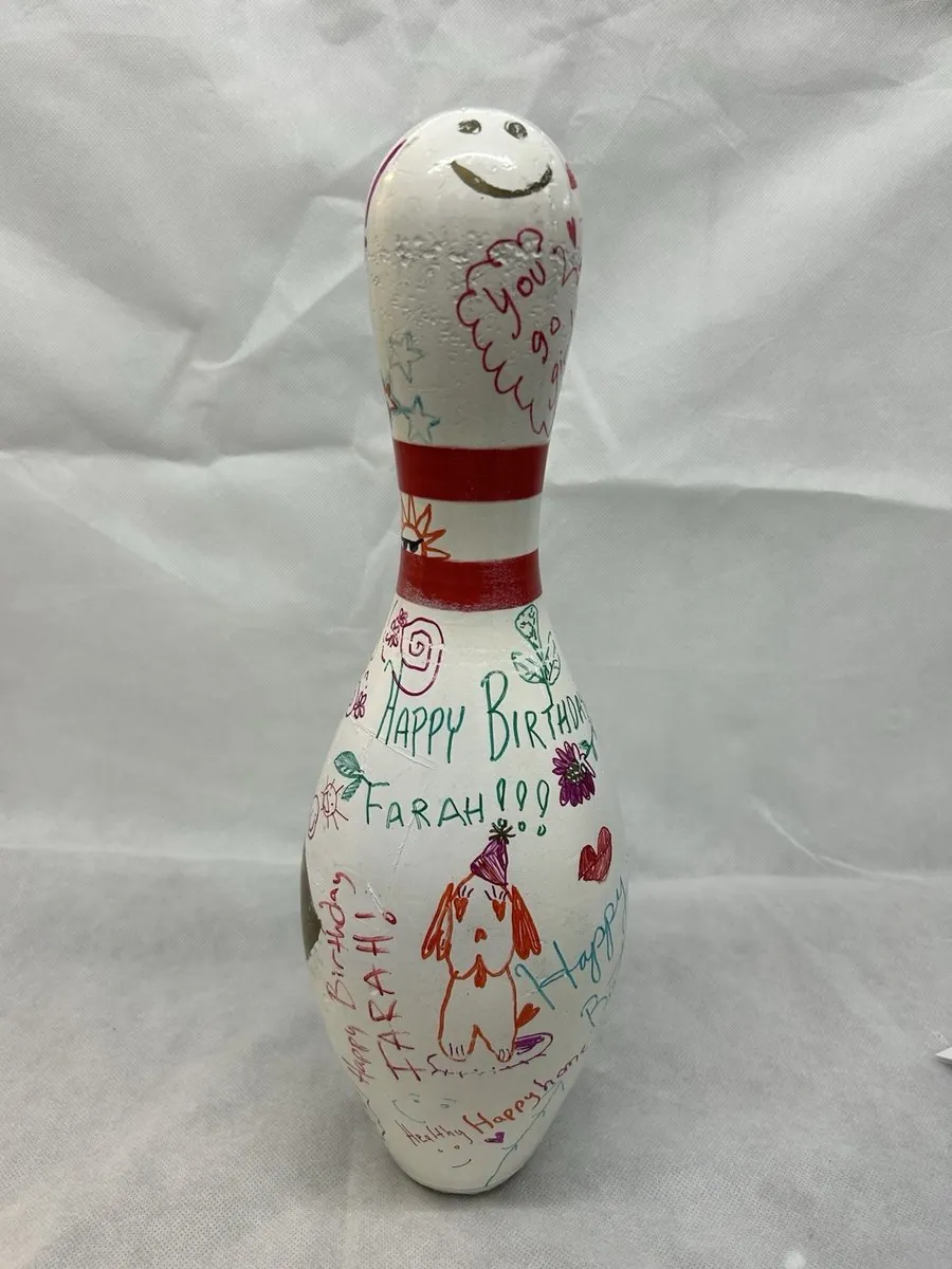 Orange Is The New Black bowling pin Screen Used Prop Series Netflix Coa