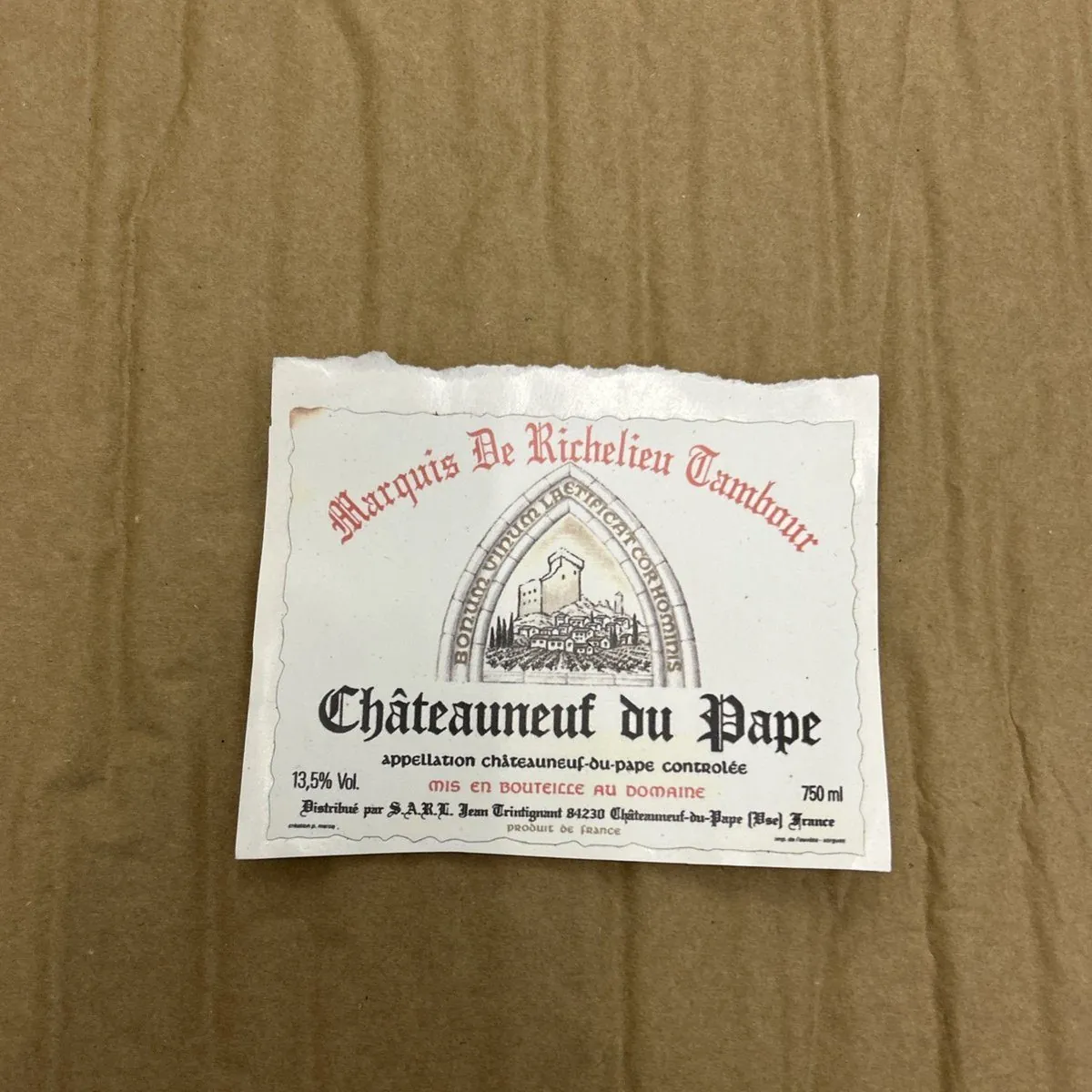 The Haunting Of Bly Manor Wine Label Prop Screen Used series Hannah Grose COA