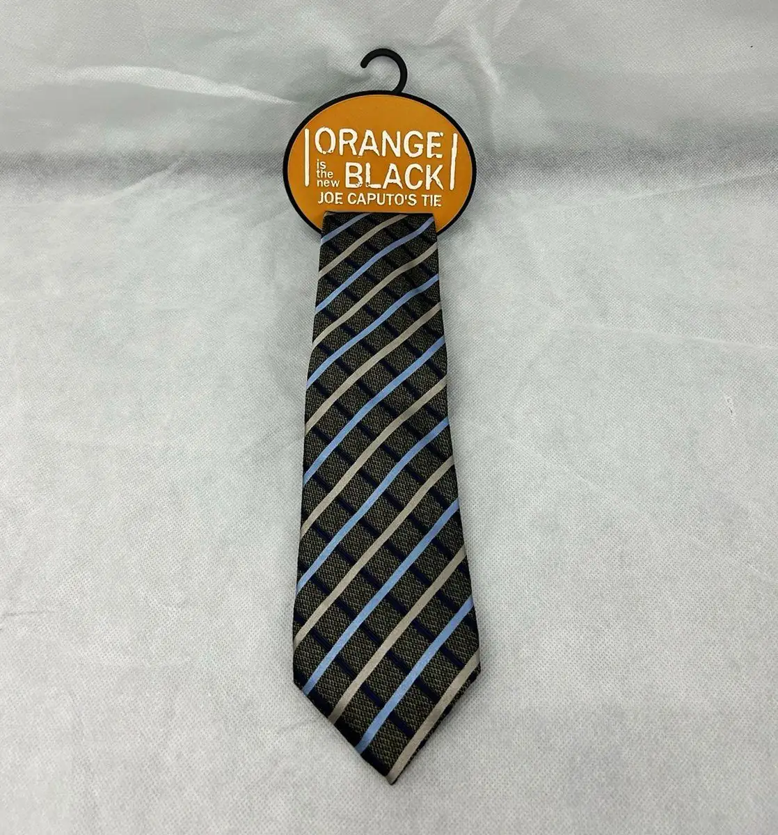 Orange Is the New Black TV series prop tie used wardrobe Joe Caputo worn COA