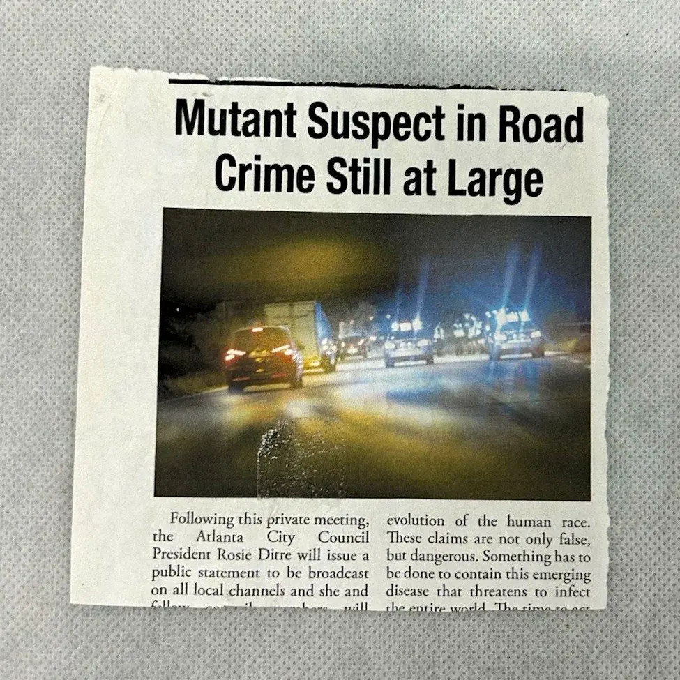 The Gifted Piece of Newspaper used Film Prop COA