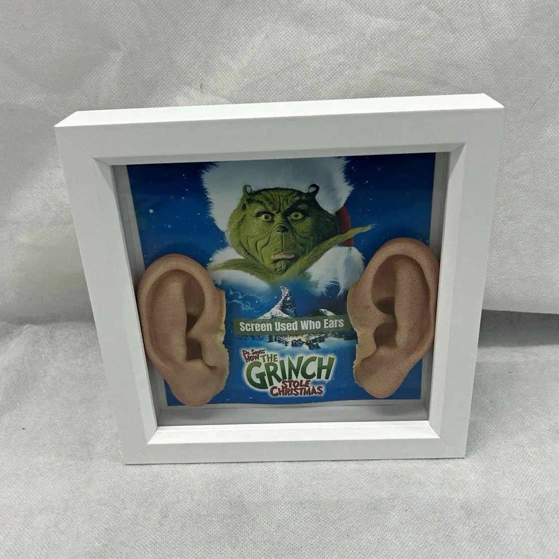 How the Grinch Stole Christmas Used Who Ears Prop Display Frame COA