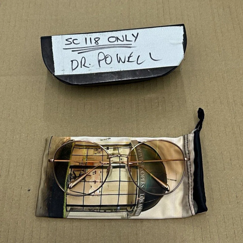 Poltergeist (2015) Glasses Original Film Movie Prop COA 2010s Screen Used