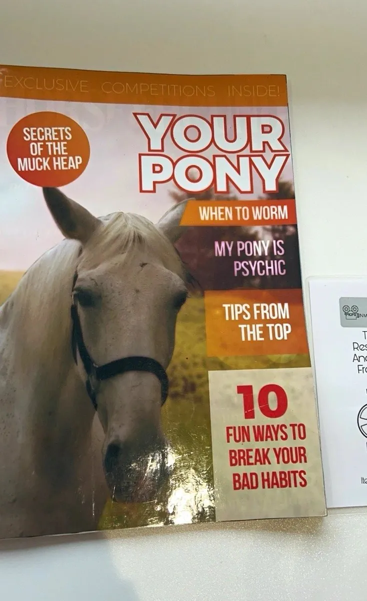 Free Rein TV Netflix Film Prop COA Rosie Pony Magazine production used drama