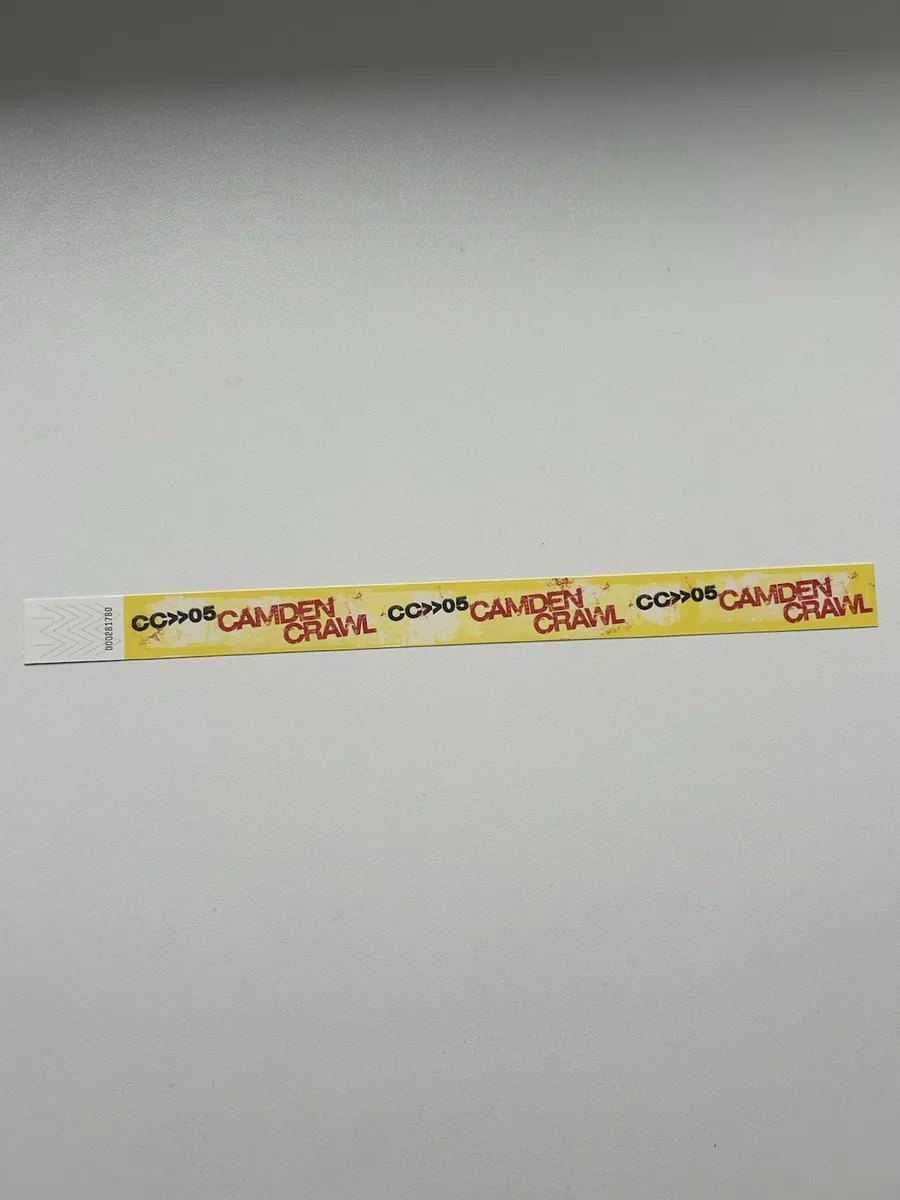 Back to Black (2024) Camden Crawl Wristband Original Film Prop COA