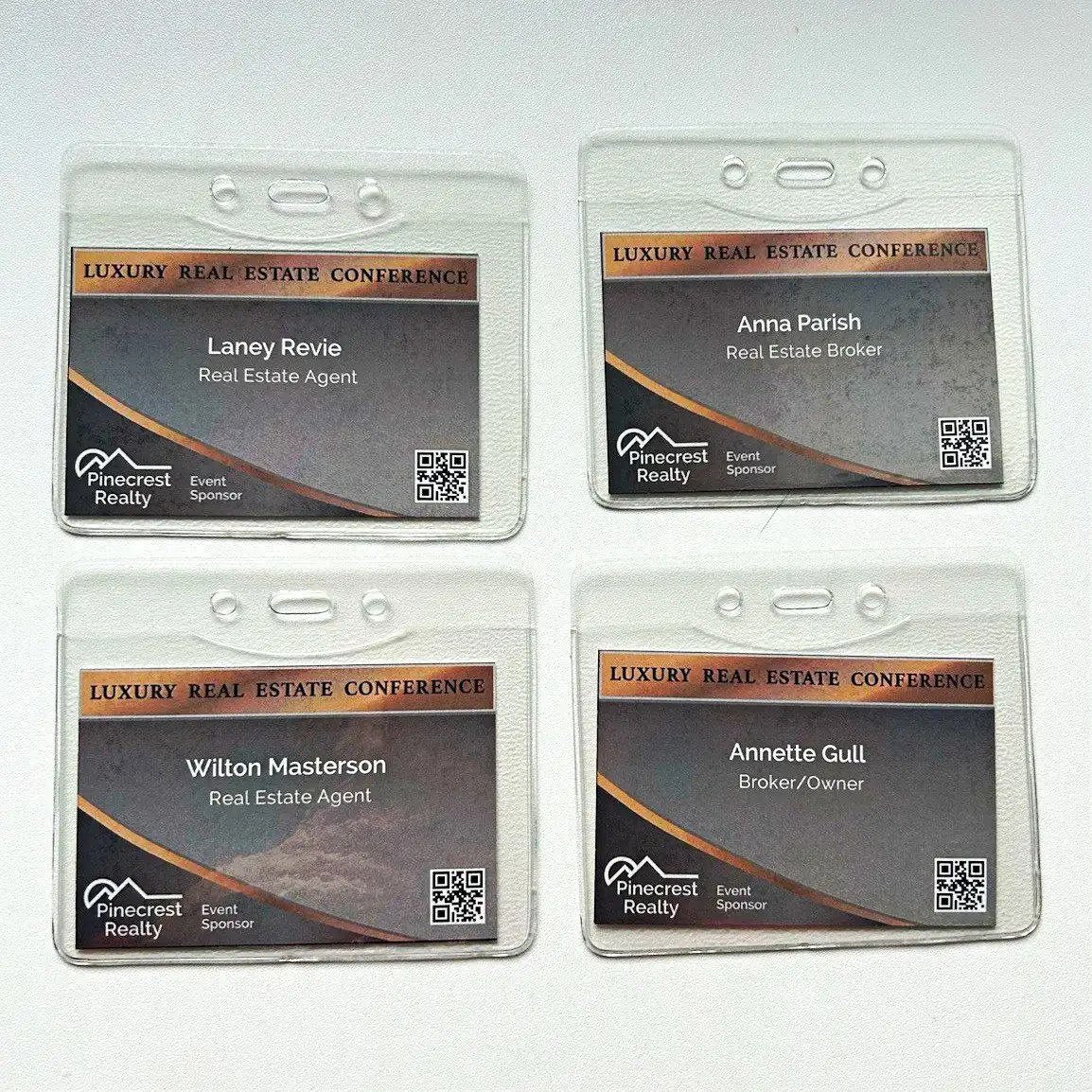 Spinning Out Film Prop COA Estate Agent Name Cards Netflix used