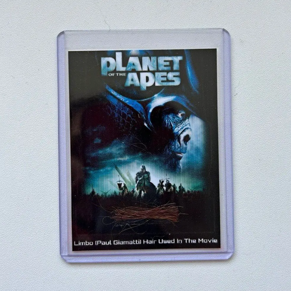 Planet of the Apes 2001 Paul Giamatti Hair display used film prop wardrobe coa