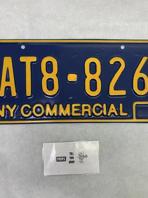 The Changeling 1968 Number Plate Screen Used Movie Prop Film TV COA Rare Horror