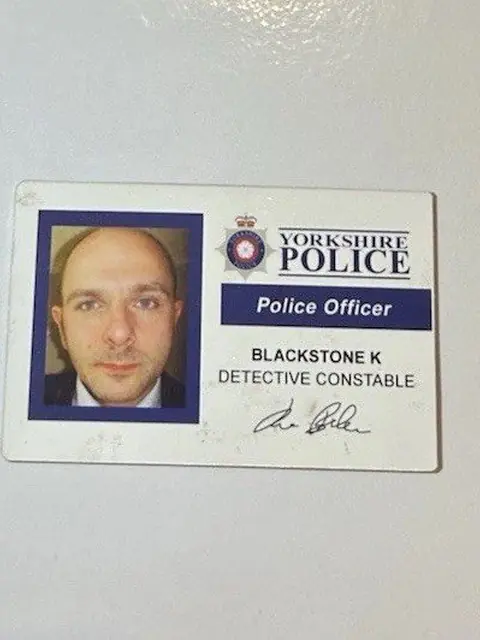 DCI Banks Series DC Blackstone (Jack Deam) ID Used Movie Prop Film TV COA