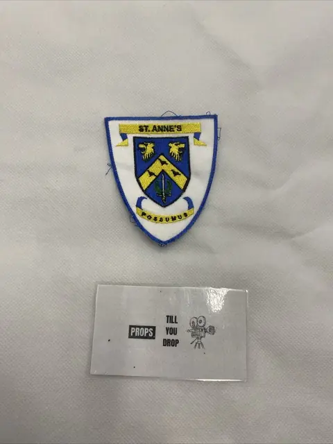 Good Girls St Anne’s Patch Screen Used Movie Prop Film TV COA Rare Comedy Show