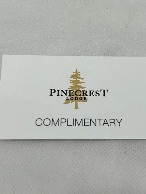 Spinning Out 2020 Netflix Series Used Film Prop Complimentary Drinks Card COA