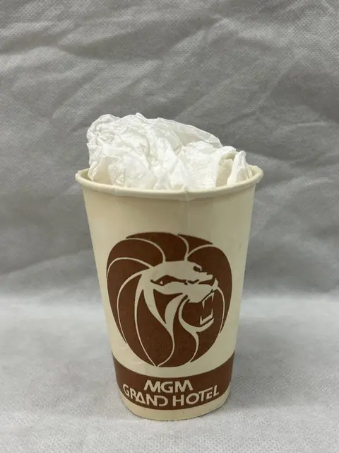 Maxxxine GMG Coffee Cup Used Movie Prop Film COA HORROR Mia Goth Kevin Bacon