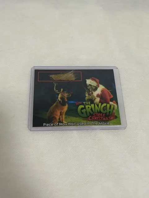 The Grinch Max Fur Screen Used Movie Prop Film TV COA Rare Jim Carrey