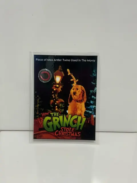 The Grinch Max Antler Twine Screen Used Movie Prop Film TV COA Rare Jim Carrey