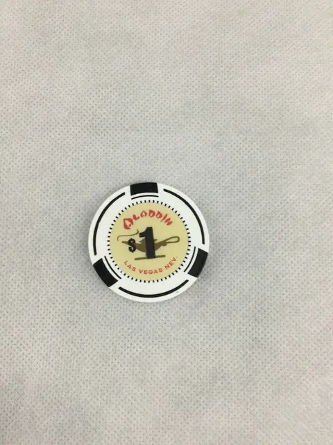 Elvis Movie Film Production Aladdin Casino Vegas $1 Prop Chip Tom Hanks COA