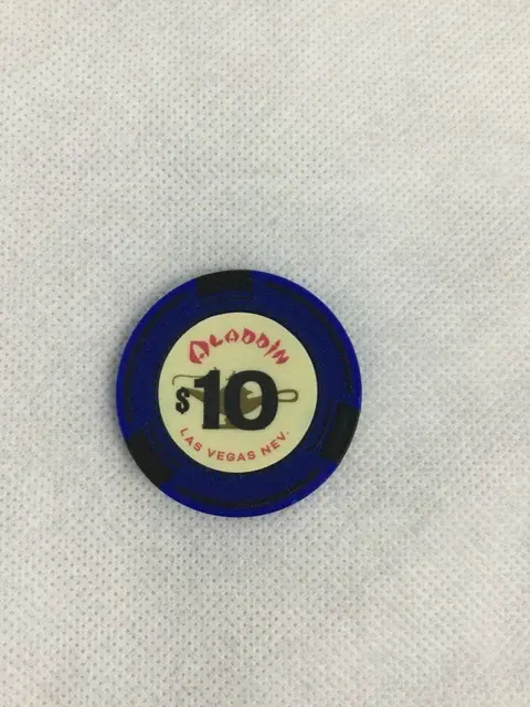 Elvis Movie Film Production Aladdin Casino Vegas $10 Prop Chip Tom Hanks COA