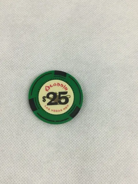 Elvis Movie Film Production Aladdin Casino Vegas $25 Prop Chip Tom Hanks COA