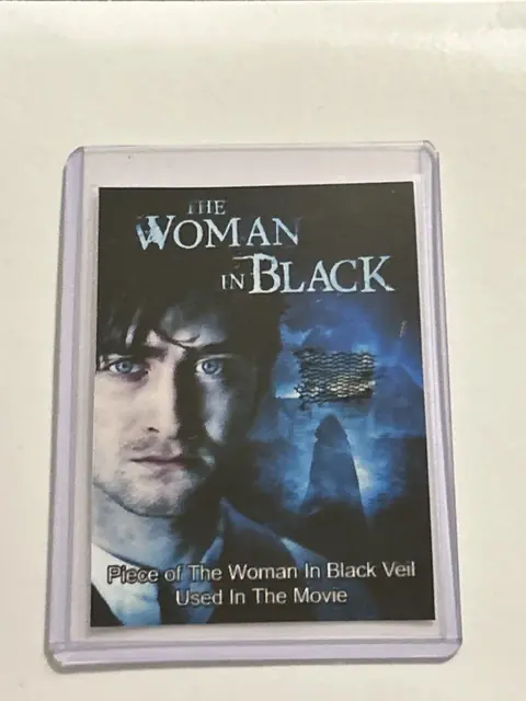 The Woman In Black Screen Used Movie Prop Film TV COA Horror Daniel Radcliffe