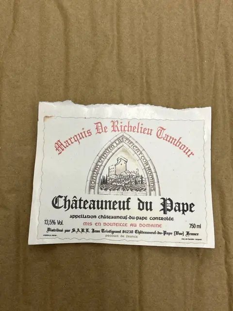The Haunting Of Bly Manor Wine Label Prop Screen Used series Hannah Grose COA