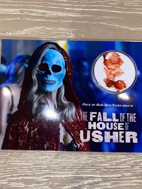 The Fall Of The House Of Usher Screen Used Movie Prop Film TV COA Rare Netflix .