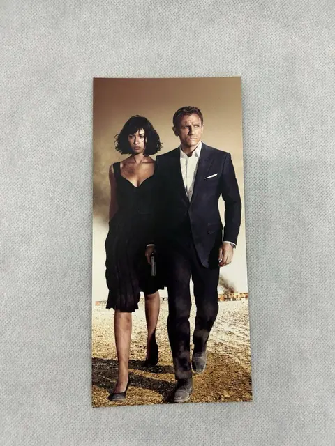James bond Quantum Of Solace Film Prop Coa Used Cast Crew Screening Ticket