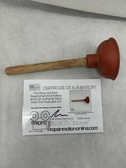 The Fall Of The House Of Usher Plunger Film Prop COA Netflix