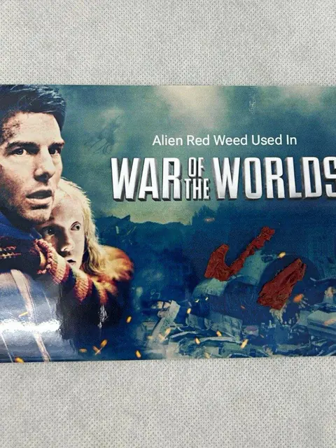 War of the Worlds (2005) Alien Red W eed Original Film Prop COA Sci-Fi/Fantasy