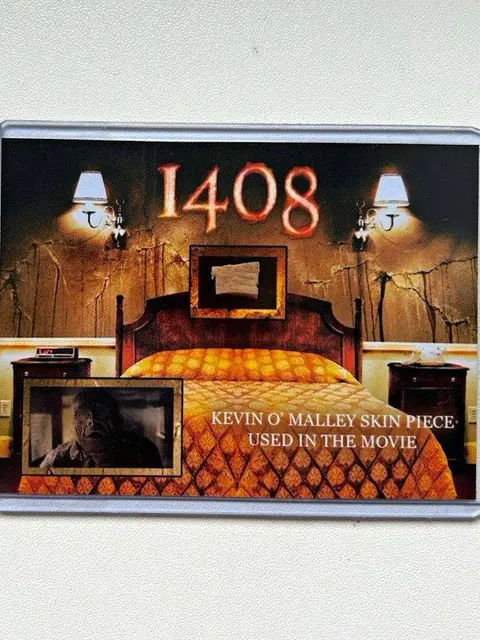 1408 Film Kevin O’Malley Skin Piece production used Prop COA horror Stephen King