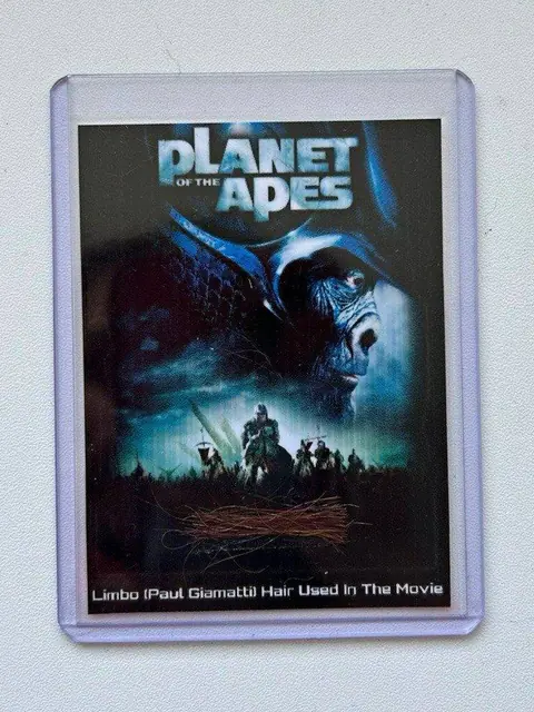 Planet of the Apes 2001 Paul Giamatti Hair display used film prop wardrobe coa