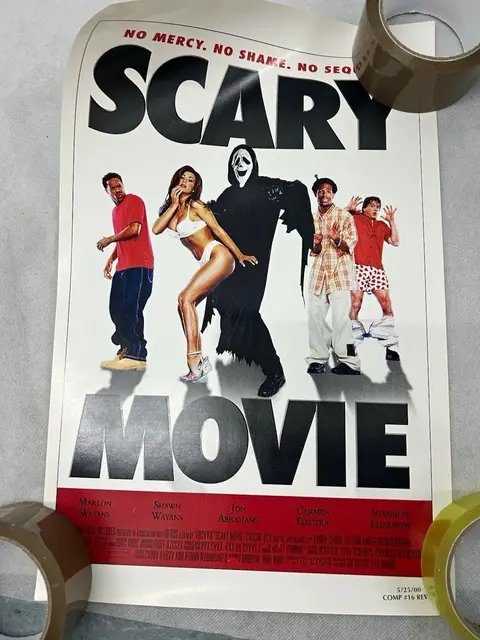 Scary Movie original Concept design poster film movie prop horror coa (L2)
