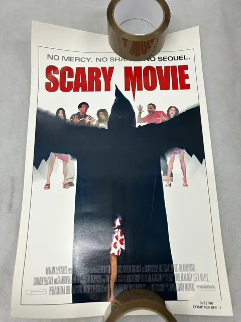 Scary Movie original Concept design poster film movie prop horror coa (L3)